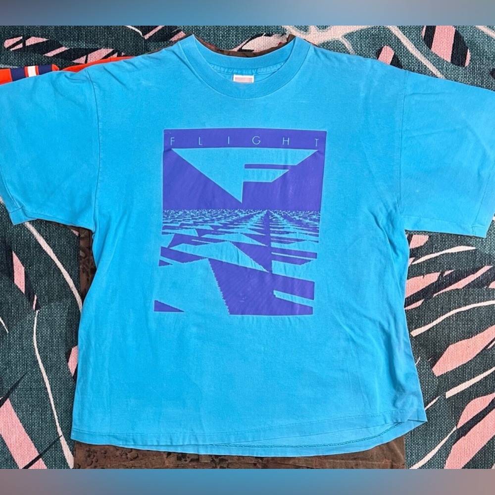 Vintage 80’s Nike Air Flight Michael Jordan Wheaties Single Stitch Logo Tshirt